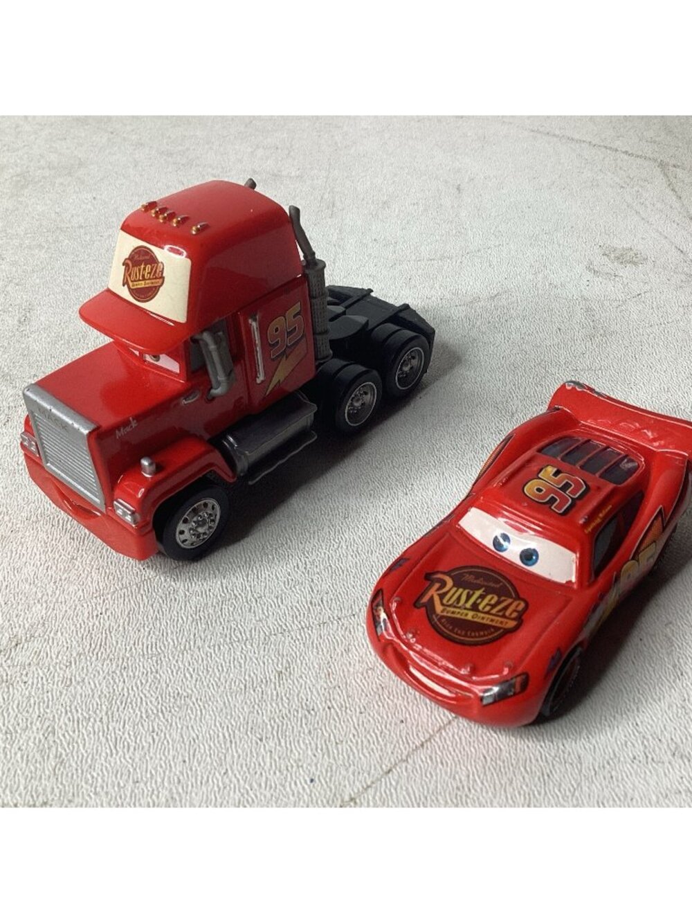 Disney’s Pixar Cars Mack The Truck And McQueen Diecast Car Toy